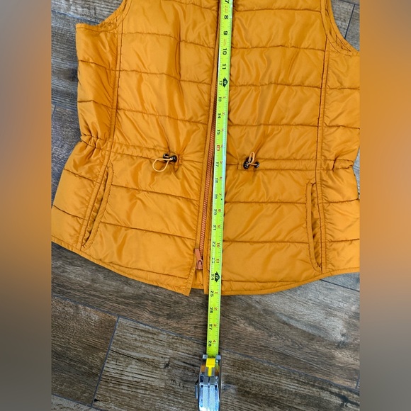 Lafayette 148 Orange Zippered Puffer Vest Small - Picture 7 of 9